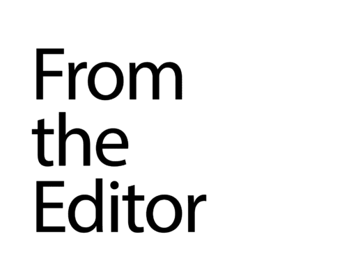 from the editor 2025